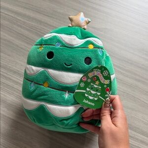 Squishmallows Festive Green Tree Plush